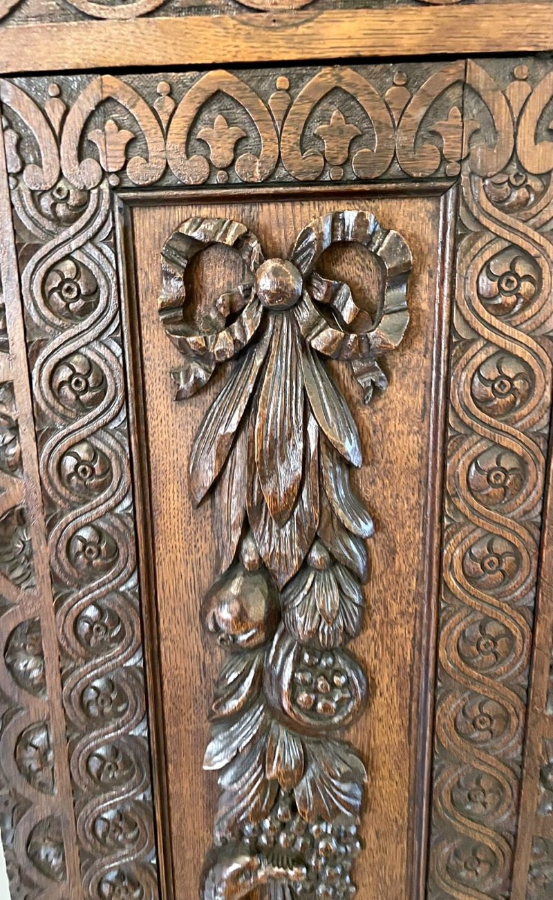 19th Century Antique Dutch Mahogany Marquetry Arm / Desk Chair - Image 5